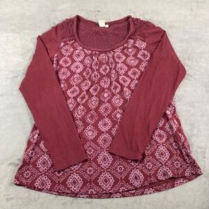 Aventura women's organic cotton, top size large preowned